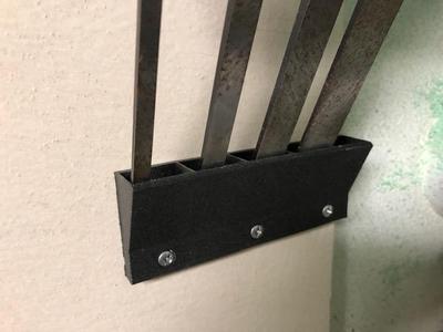 Support pour ciseaux à bois 25°