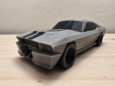 Low Poly 1967 Ford Mustang Shelby GT500