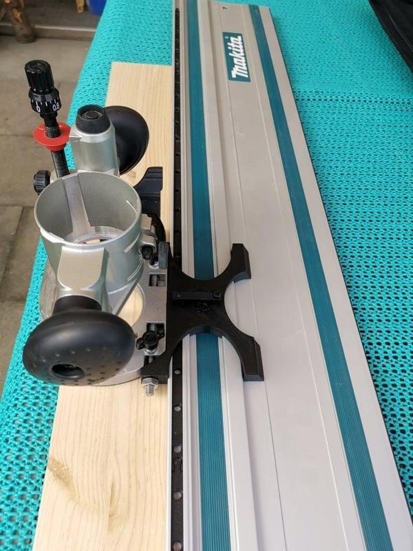 Lochreihe (System 32) Adapter für Makita Führungsschiene und Fräße RT0700