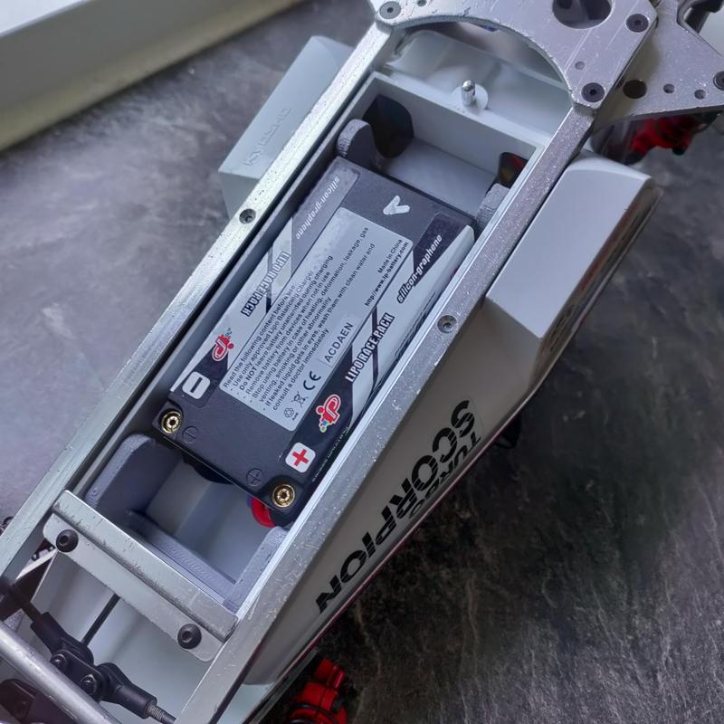 Shorty Battery Adapter for Kyosho (Turbo) Scorpion