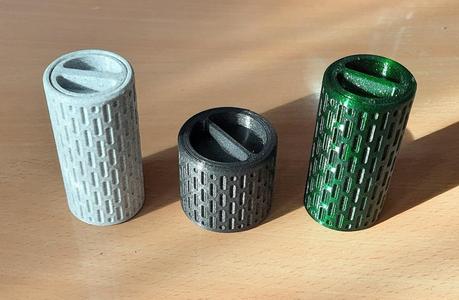 inside-cap screw container, various sizes (incl. pencil case)