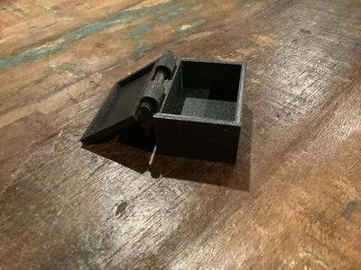 a simple box with a hinge