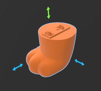 Cat Paw Feet for Qube 500