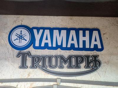 Wall art Yamaha sign