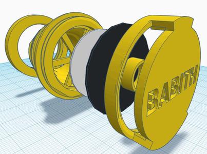 Universal exhalation valve for masks adaptation