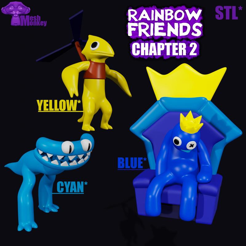 MONSTERS FROM RAINBOW FRIENDS CHAPTER 2 ROBLOX