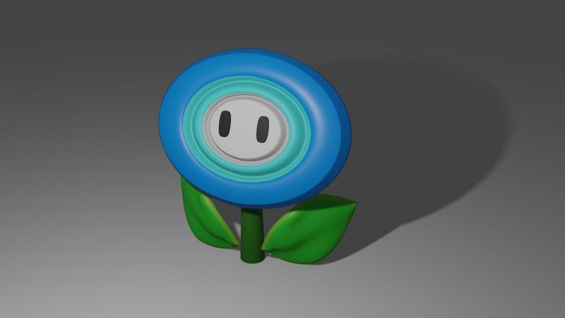 mario bross frozen flower