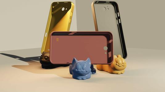 cats cell phone holder (no support)