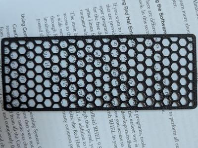 Simple Honeycomb Bookmark