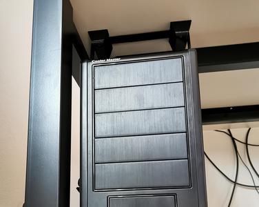 PC case holder table mount (parametric)