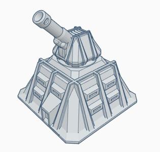 Long Tom Artillery Emplacement Mil037