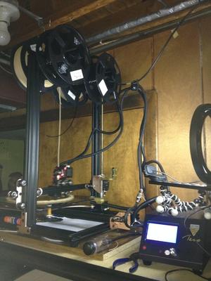 Multiple Filament Spool Overhead 2020 Mounting Bracket