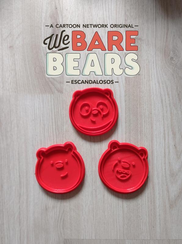 Cookie Cutter - Osos Escandalosos - Cortante y Marcador