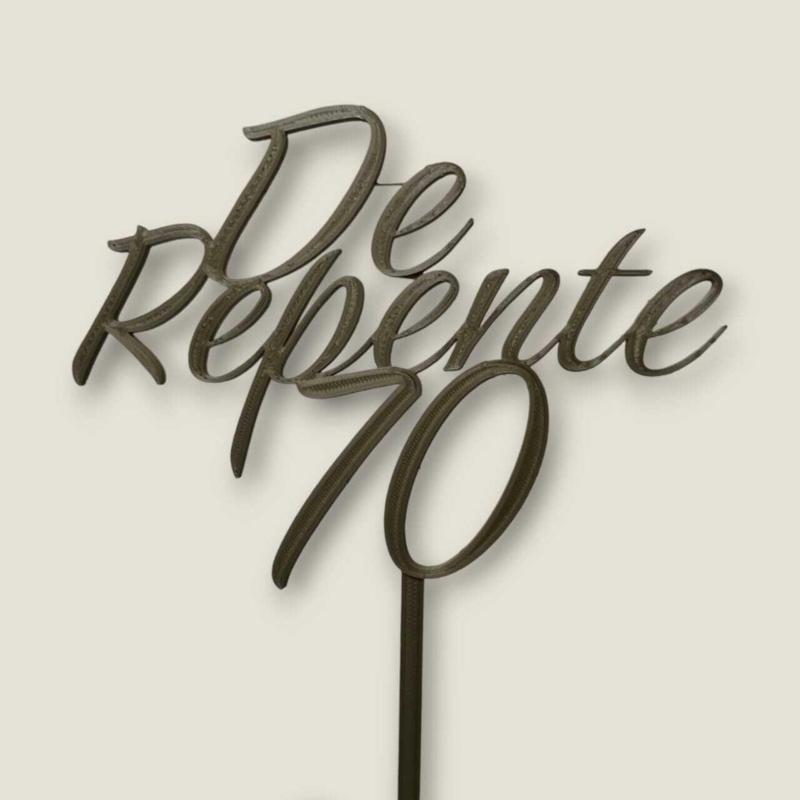 Cake Topper / Cake topper suddenly 70