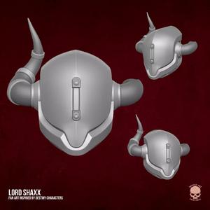 Lord Shaxx Destiny Fan Art STL Files For Action Figures