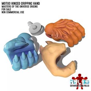 Motu Origins Hinged Gripping Hand pack