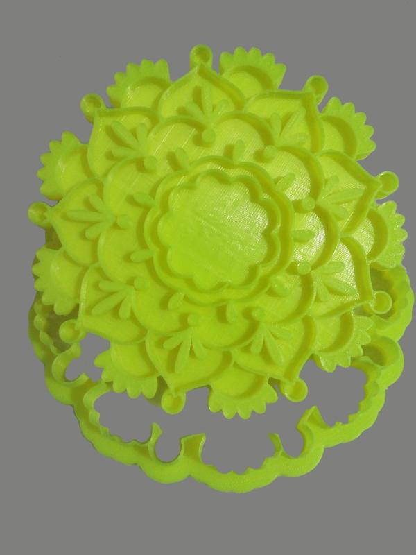 Mandala, Cookie Cutter, cookie cutter, base for incense burners, candle holder