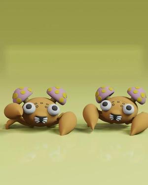 Paras Pokemon Fanart 2 poses