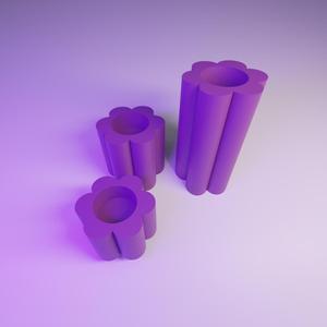 tea candle holder flower shape