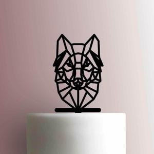 GEOMETRIC WOLF FACE TOPPER