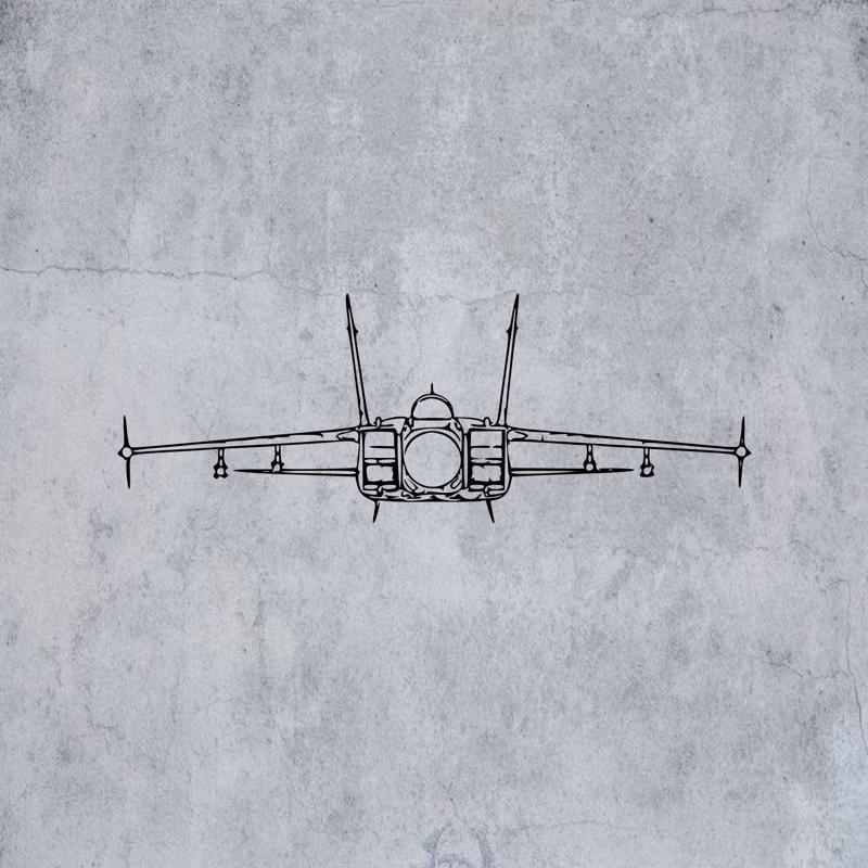 MIG-31 FOXBAT #1 | 2D WALL ART