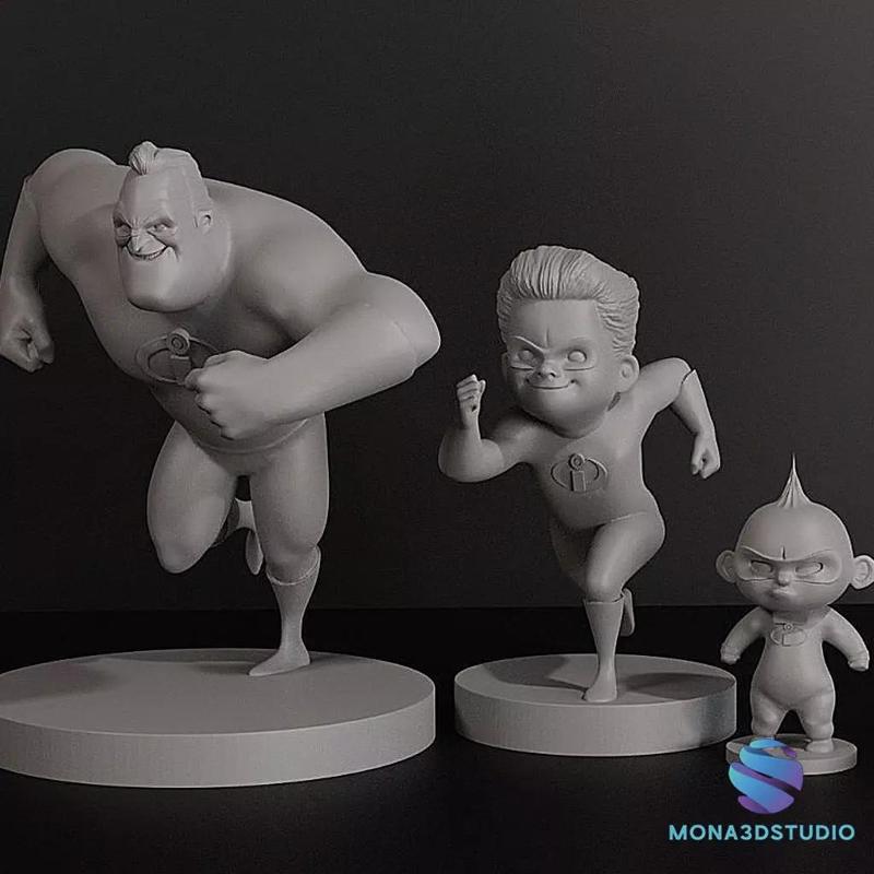 The Incredibles - Complete Superhero Family