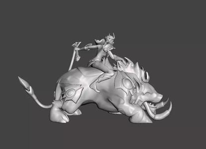 Victorious Sejuani 3D Model