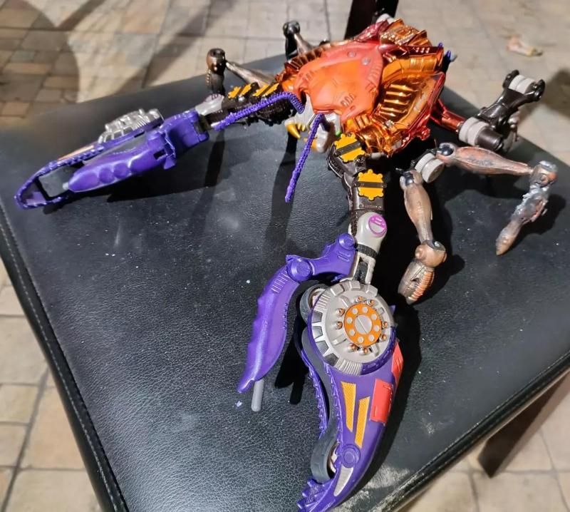Transformers Beast Wars Rampage Carangueijo Pernas Laterais