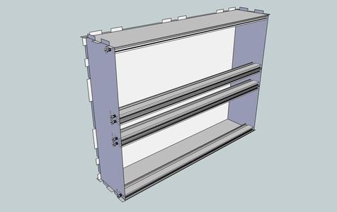 Eurorack Lasercut Case 84HP 7U 93mm
