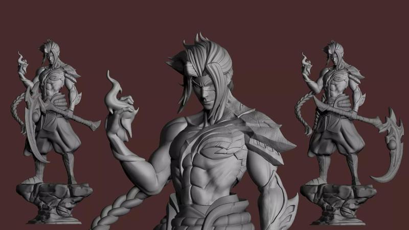 Kayn League of Legends 3d print 3D print model