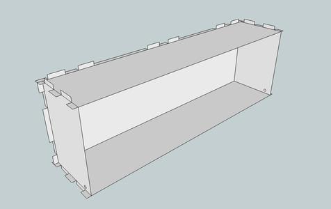 Eurorack Lasercut Case 84HP 3U 93mm