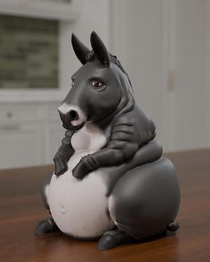 OVERWEIGHT DONKEY
