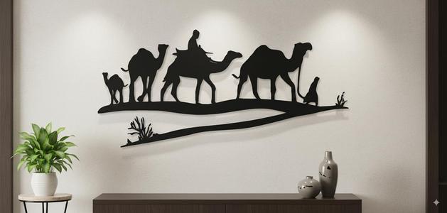 Desert Caravan Wall Art – Nomadic Journey