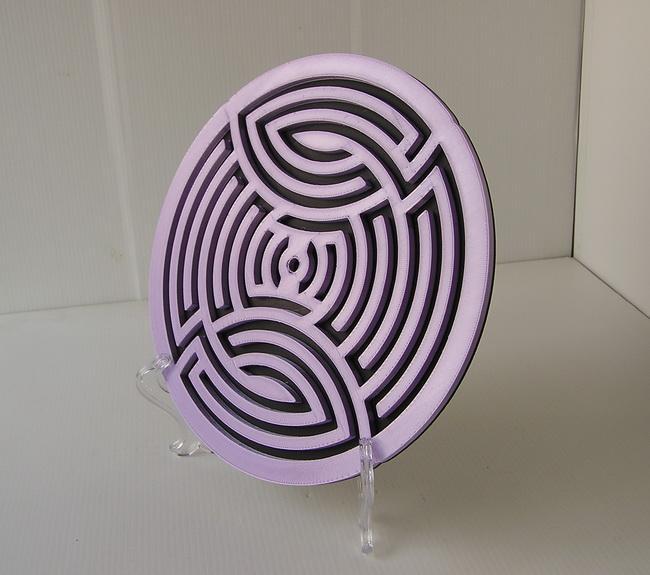 Rosette 017, triskel, decoration, wall, ceiling, glass holder, chandelier, lamp, clock