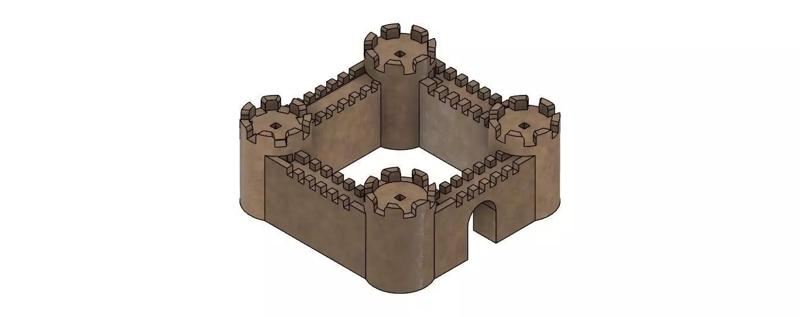 Kingdom wooden castle
