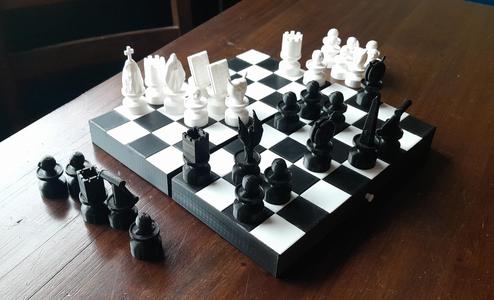 Judeo-Christian Chess Board