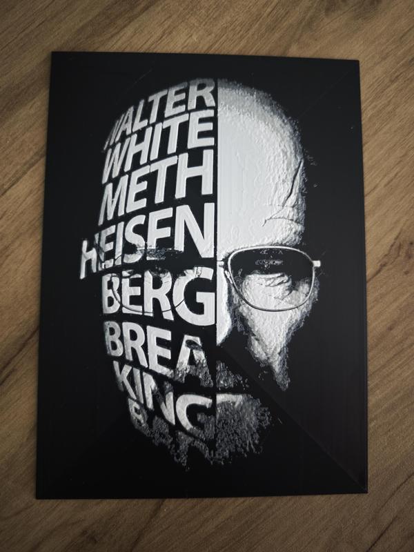 Tableau Heisenberg - Breaking bad - 145 x 200 mm - Free - Gratuit