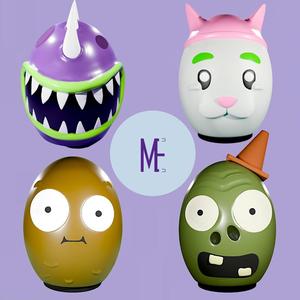 PACK X4 PLANTS VS. ZOMBIES ALCHEMY EGGS