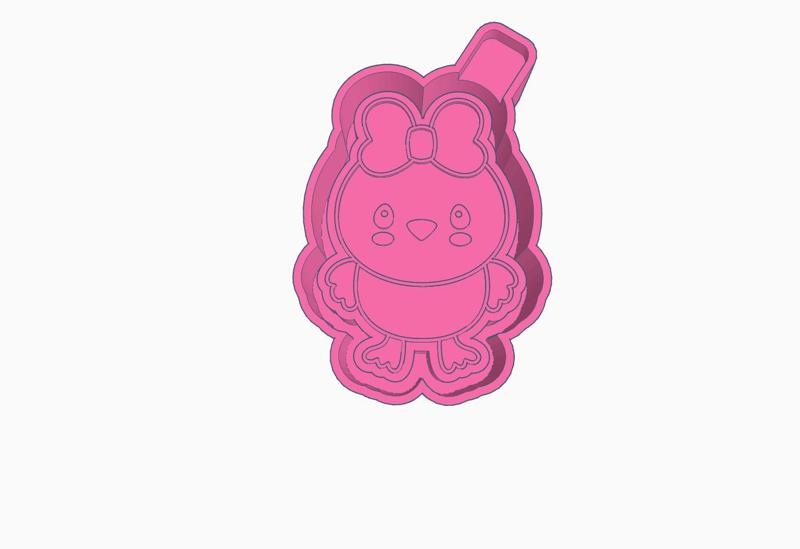 Girl Chick Mold Housing STL