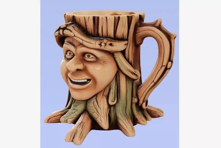 Tree mug for 3d Print