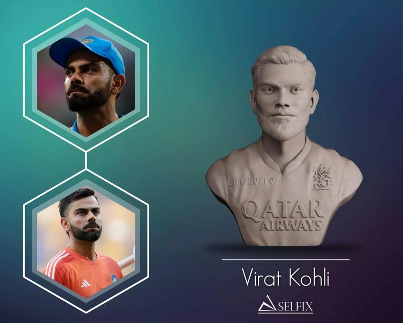 Virat Kohli Bust