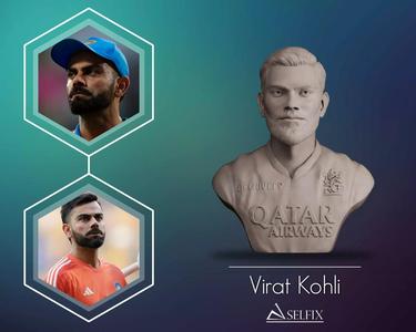 Virat Kohli Bust