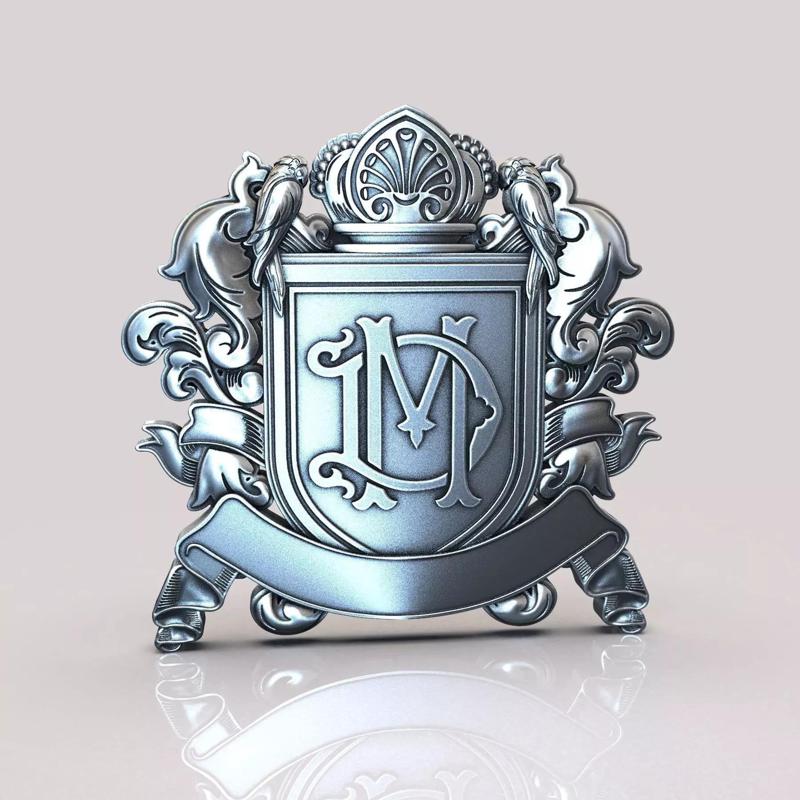 Darling-Mouser silver coat of arms