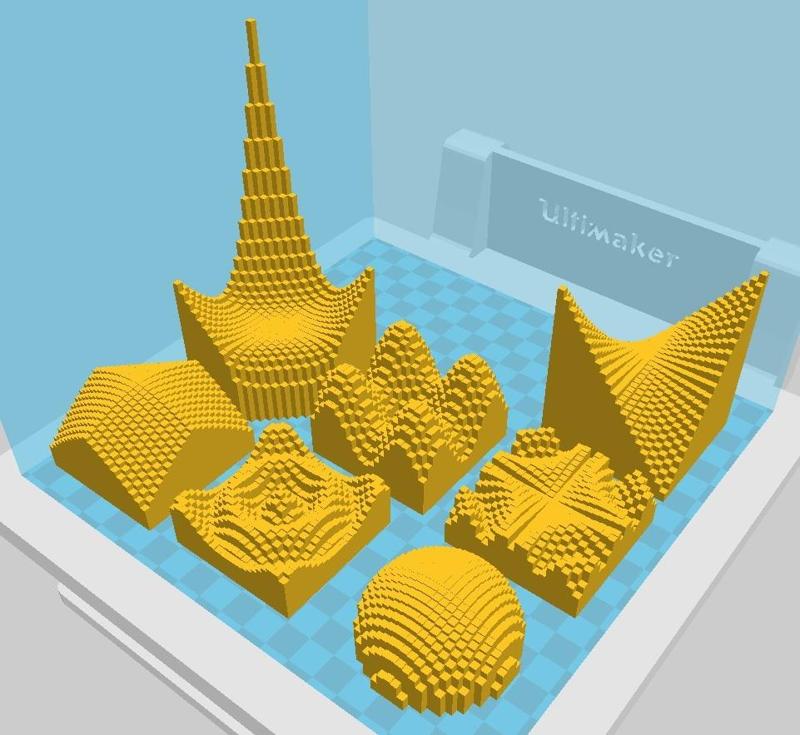 3d quantized surface generator