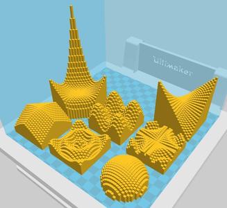 3d quantized surface generator