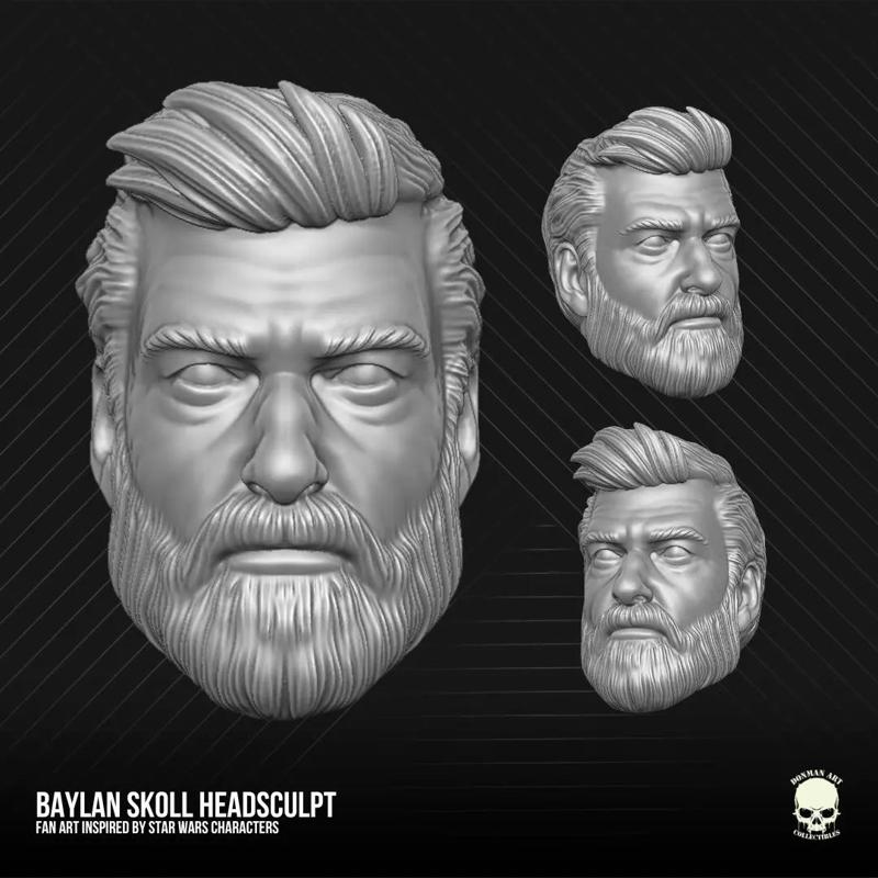 Baylan Skoll fan art head 3D printable file