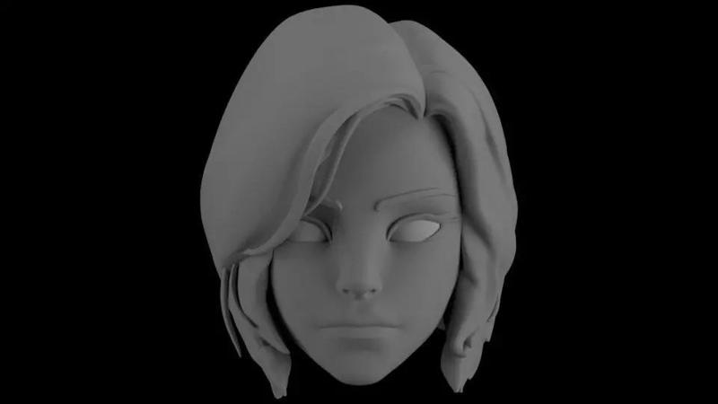 BATGIRL CASSANDRA CAIN HEAD SCULPT