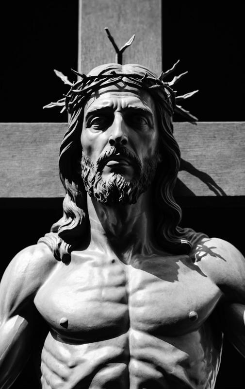 Portrait of Jesus Filament Painting