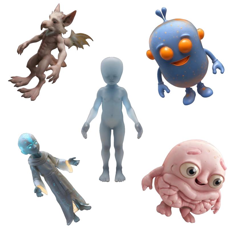 Fantastic Creatures Miniature Set