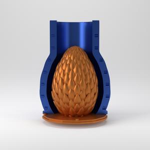 Silicone Mold System - Dragon Egg - Master & Box